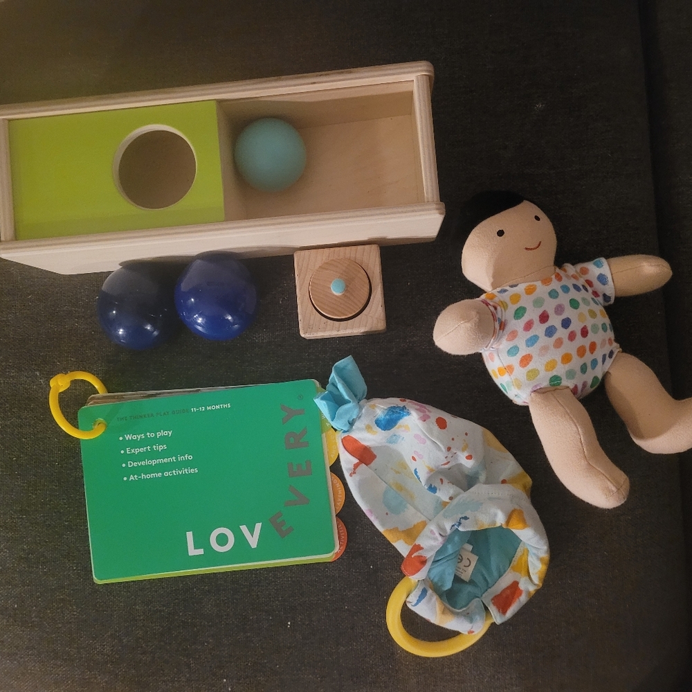 Lovevery Wooden Toy Set with Doll - Multicolor